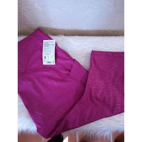 Size 3xL Athleta Ultimate Stash Pocket Printed Capri  LUH326 - Picture 3 of 4